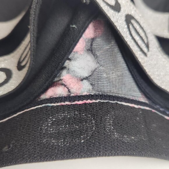 bebe | Tropical Print | Racerback Sports Bra | Size Large - Picture 8 of 8